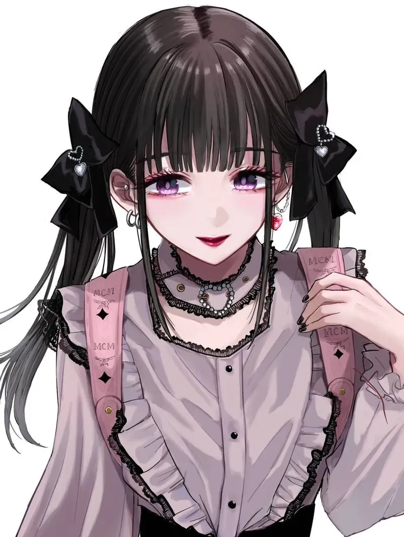 Chibi ảnh anime nữ cute nhỏ nhắn, tròn trịa, nhìn là muốn lưu về ngay.