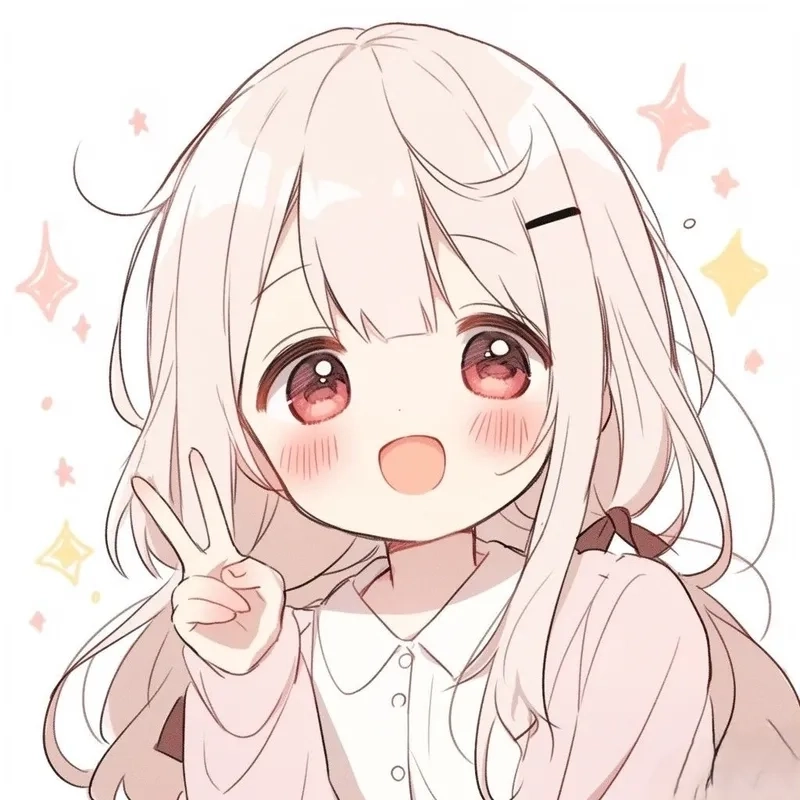 Hình chibi nữ cute mang cảm giác nhẹ nhàng