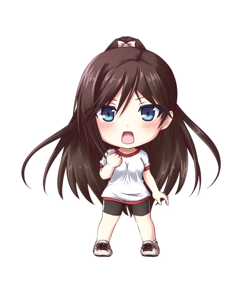 Anime nữ cute chibi mang phong cách đáng yêu