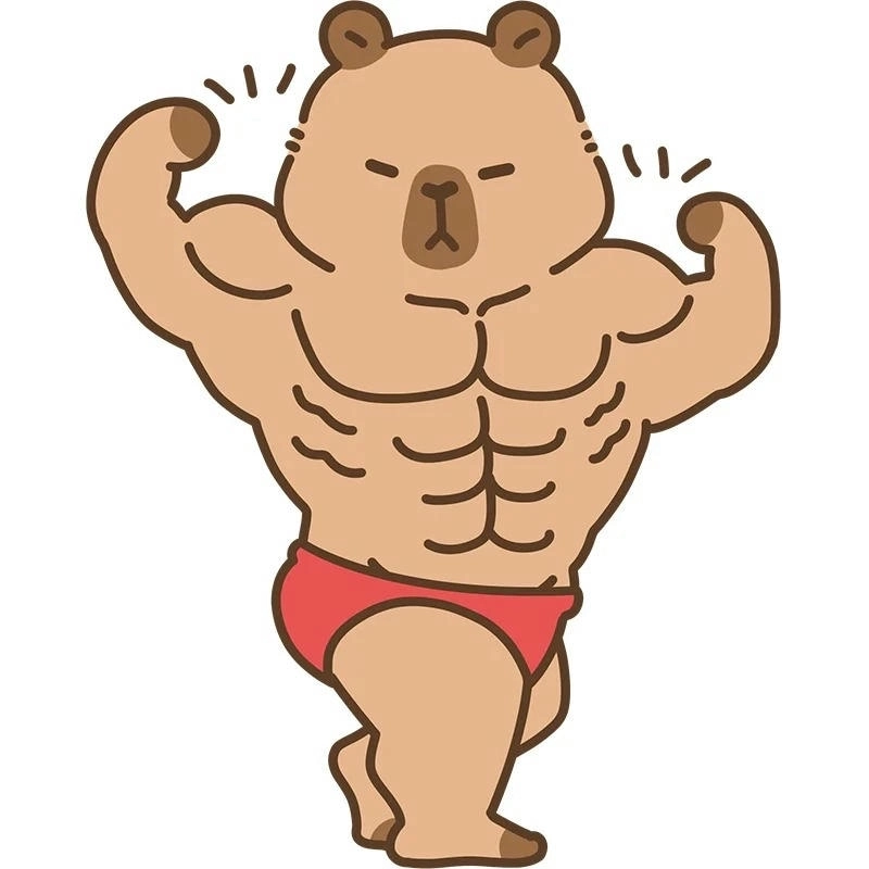 Capybara cute chibi phù hợp làm ảnh đại diện