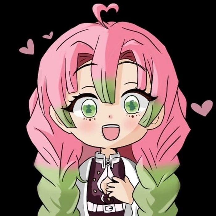 Anime chibi mitsuri mang phong cách hoạt hình sinh động.