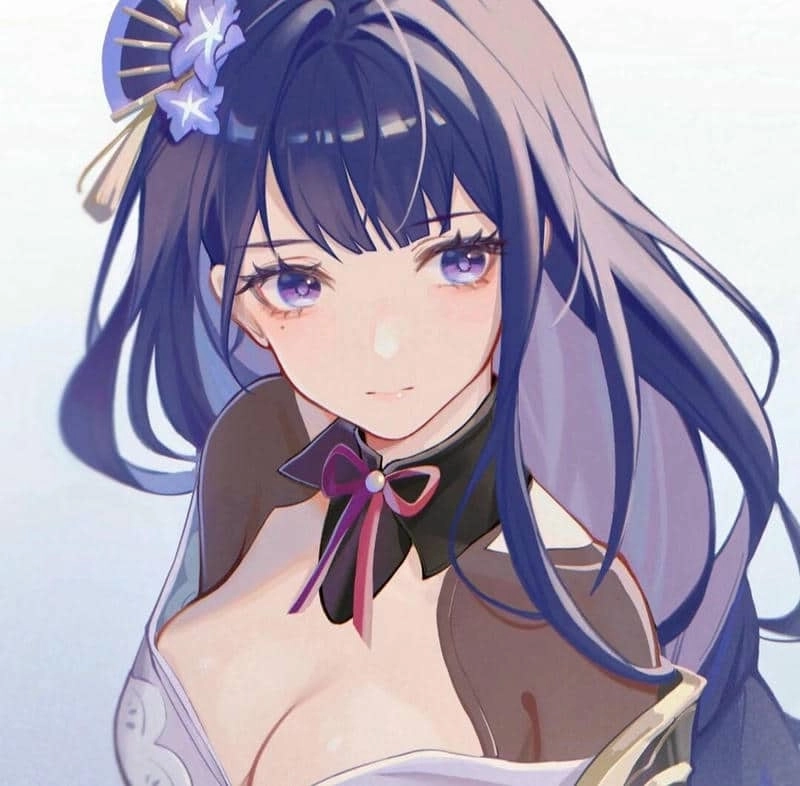 Crying chibi raiden shogun tạo cảm giác buồn man mác nhưng cuốn hút.