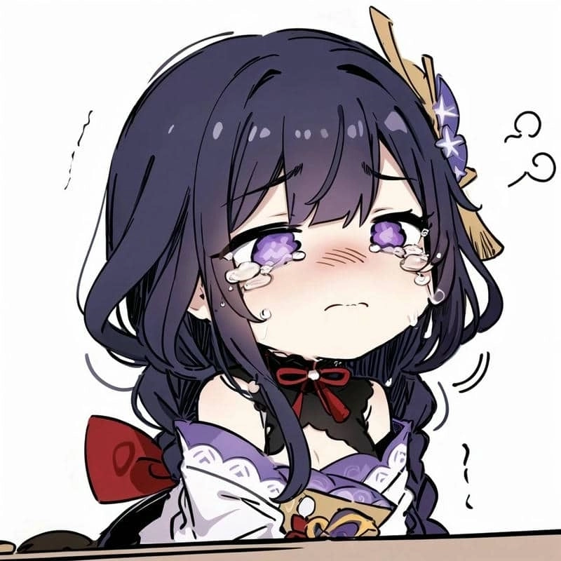 Chibi raiden mang phong cách anime đáng yêu và nổi bật.