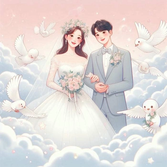 Dâu rể chibi nhỏ nhắn đáng yêu đầy cảm xúc