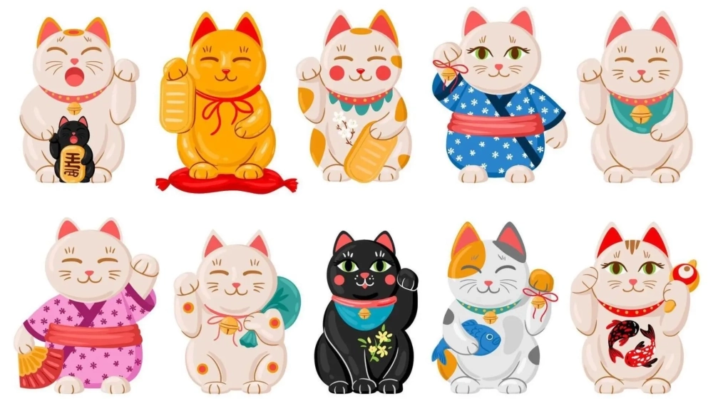 Ảnh mèo thần tài làm hình nền đẹp mắt