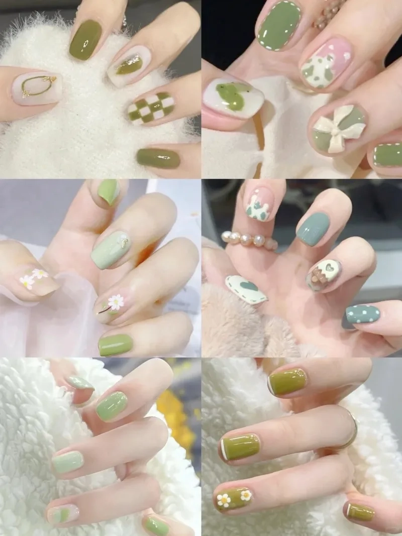 Kiểu nail caro trẻ trung giúp móng tay nổi bật