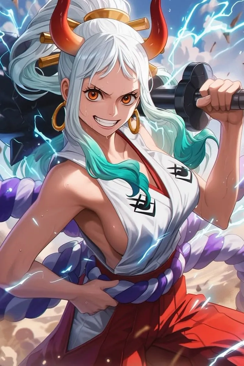 Yamato One Piece Anime có tạo hình ngầu