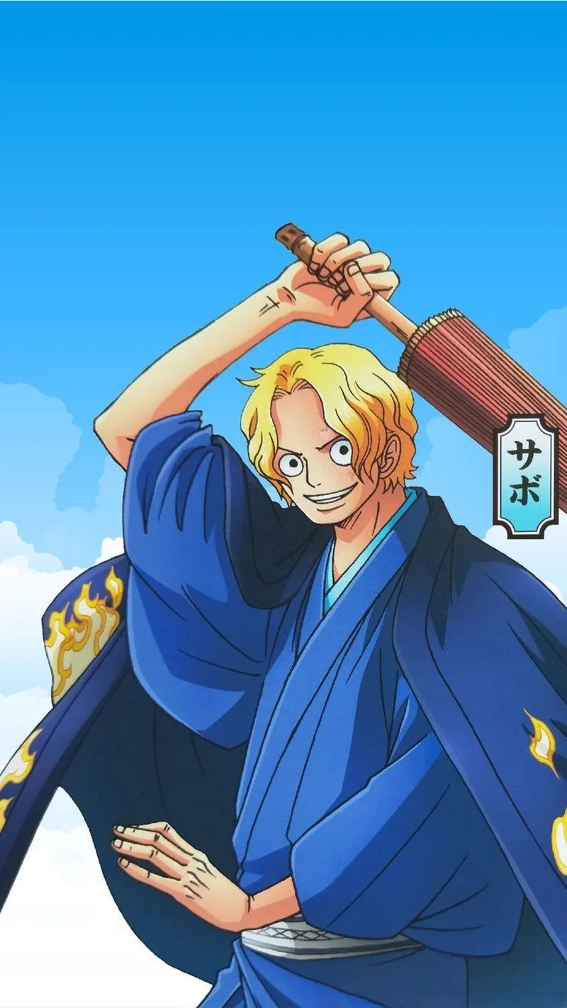 Hình ảnh Sabo ngầu rất được yêu thích