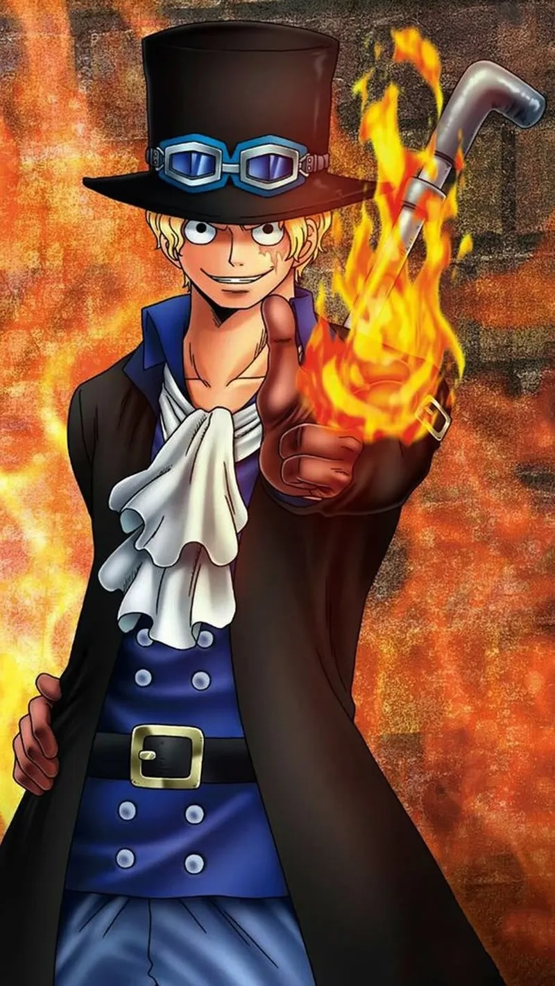 Ảnh Sabo cực ngầu thể hiện sức mạnh