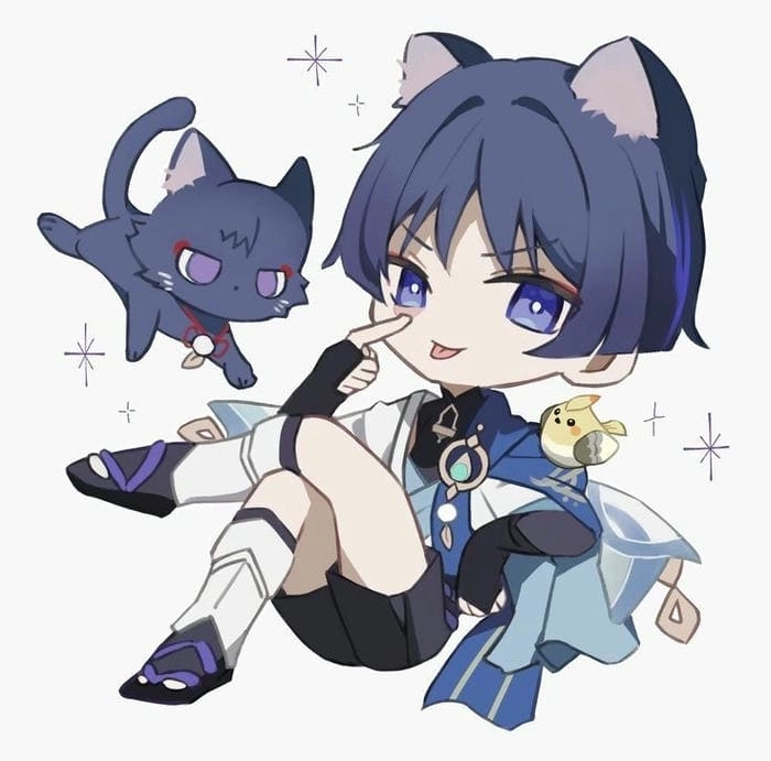 Wanderer chibi Genshin rất được cộng đồng thích