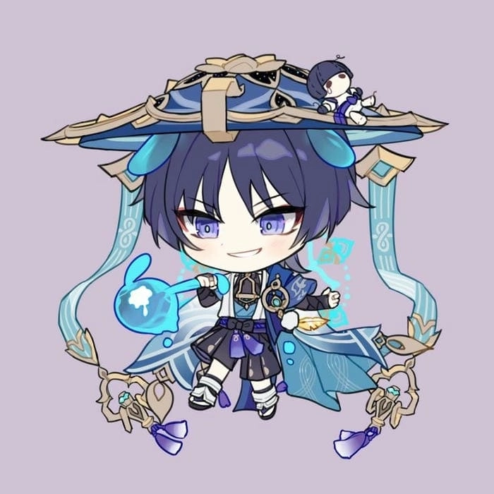 Wanderer chibi art có nét vẽ sáng tạo