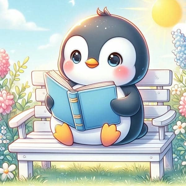 Avatar chim cánh cụt profile dễ thương, phù hợp làm ảnh đại diện.