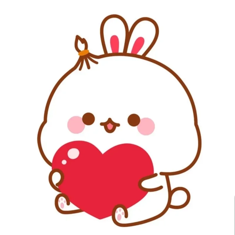 Avatar thỏ cute chibi được nhiều người yêu thích.