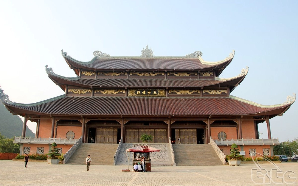 Chùa Bái Đính cổ gắn với lịch sử lâu đời.