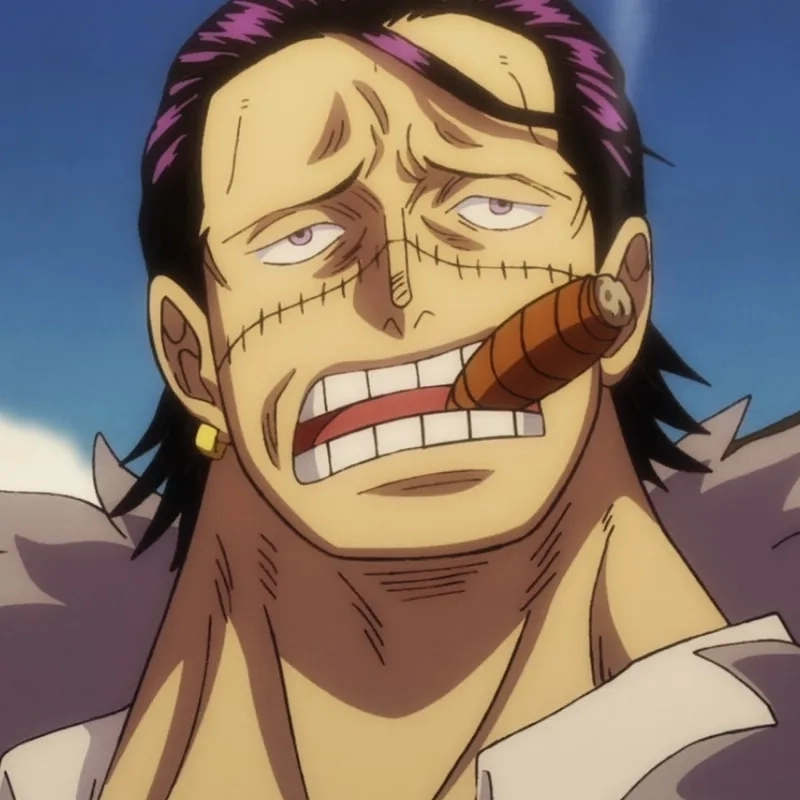 Crocodile One Piece png tiện dùng cho thiết kế.