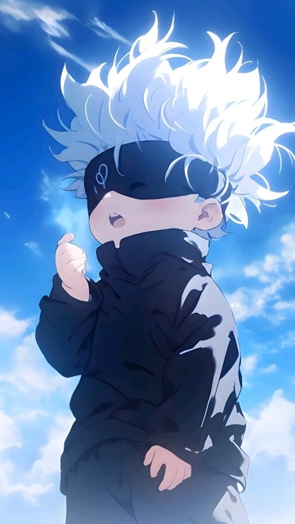 Gojo chibi cute khiến fan thích thú.