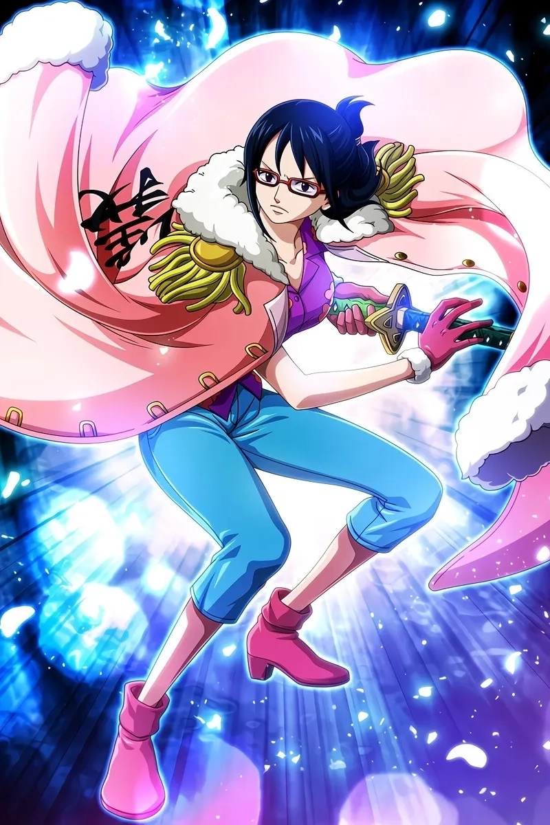 Tashigi chibi mang phong cách nhỏ nhắn dễ thương.