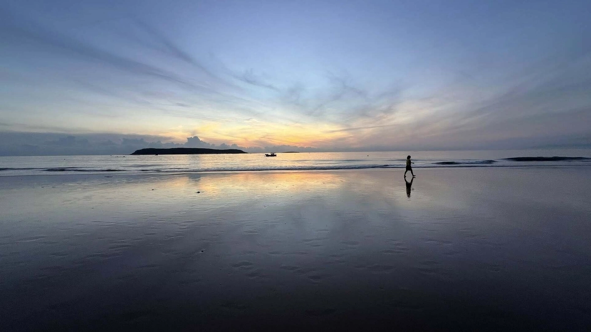 Cảnh đẹp của làng chài với những căn homestay