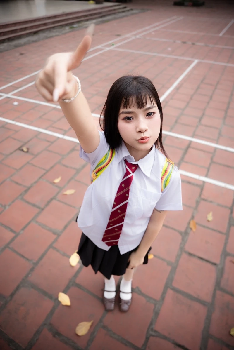 Phong cách gái mặc đồng phục học sinh Nhật Bản cực xinh