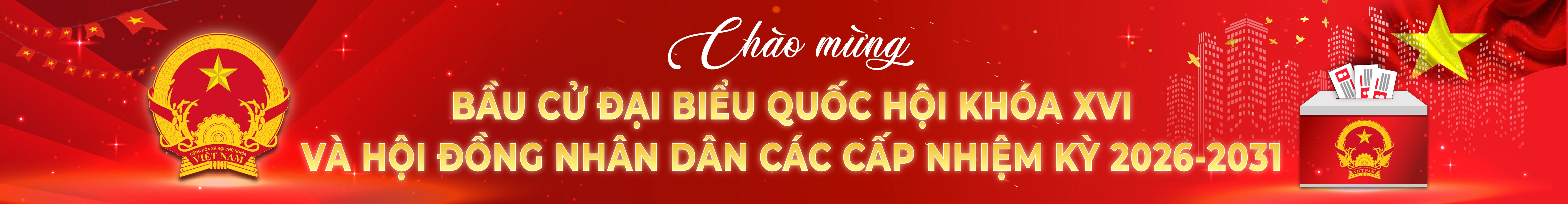 Hình ảnh chung về Bầu cử ĐBQH và HĐND 2026-2031