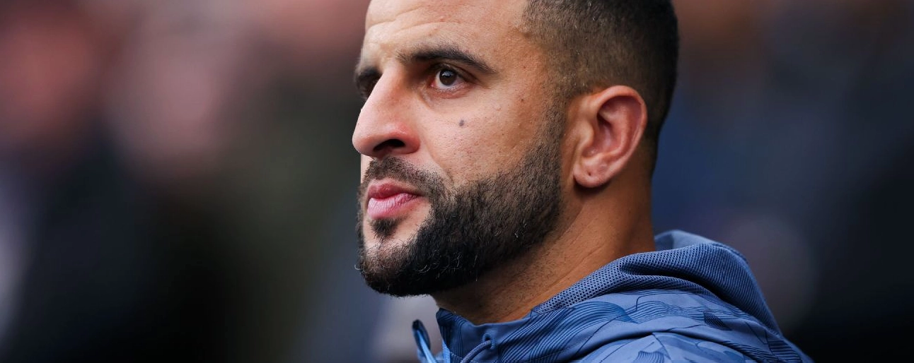 Kyle Walker trong trận đấu giữa Manchester City và Arsenal