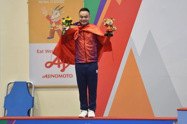 Phạm Quốc Khánh chia tay SEA Games 31 với Huy chương Vàng Wushu Nam quyền