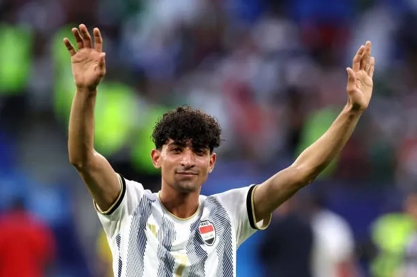 Ali Jasim là người mang về chiến thắng cho Olympic Iraq trước Ukraine