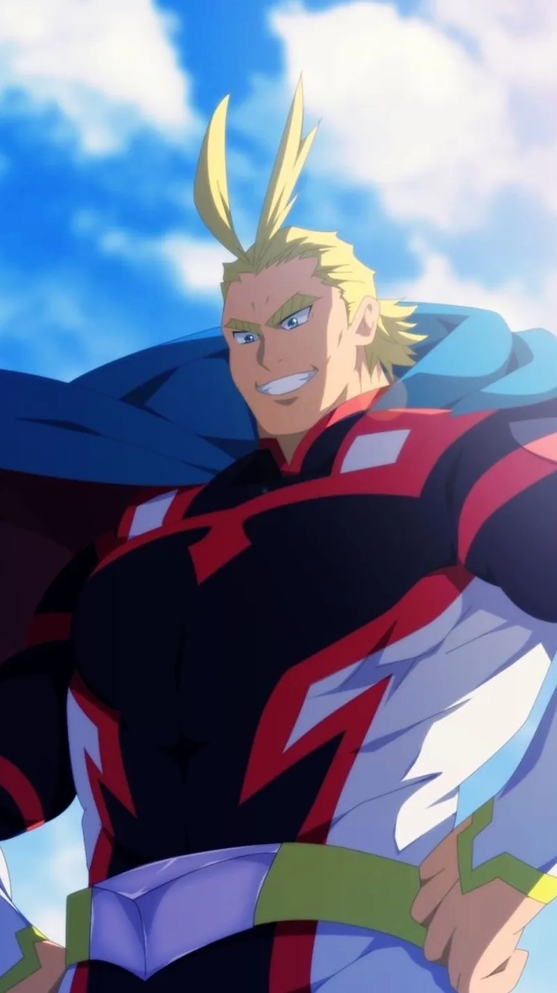 All Might 4k wallpaper hoàn hảo cho màn hình siêu chất với màu sắc sống động