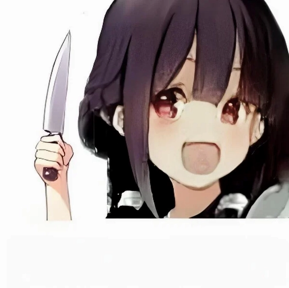 Ảnh anime cầm dao