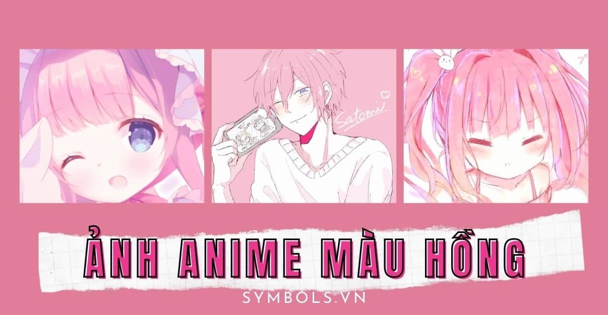 Ảnh Anime Màu Hồng rực rỡ sắc nét phù hợp cho màn hình khóa máy tính