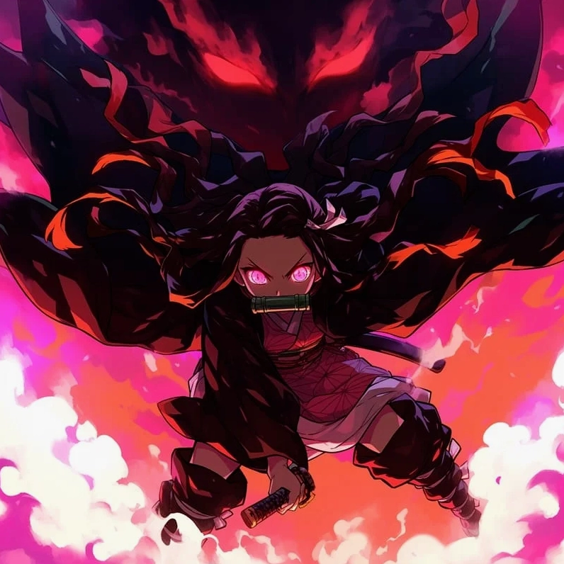 ảnh anime nezuko hóa quỷ