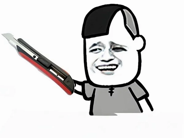 Ảnh chế cầm dao mêm