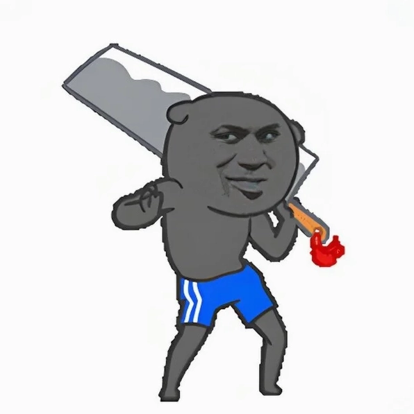 Ảnh chế cầm dao meme