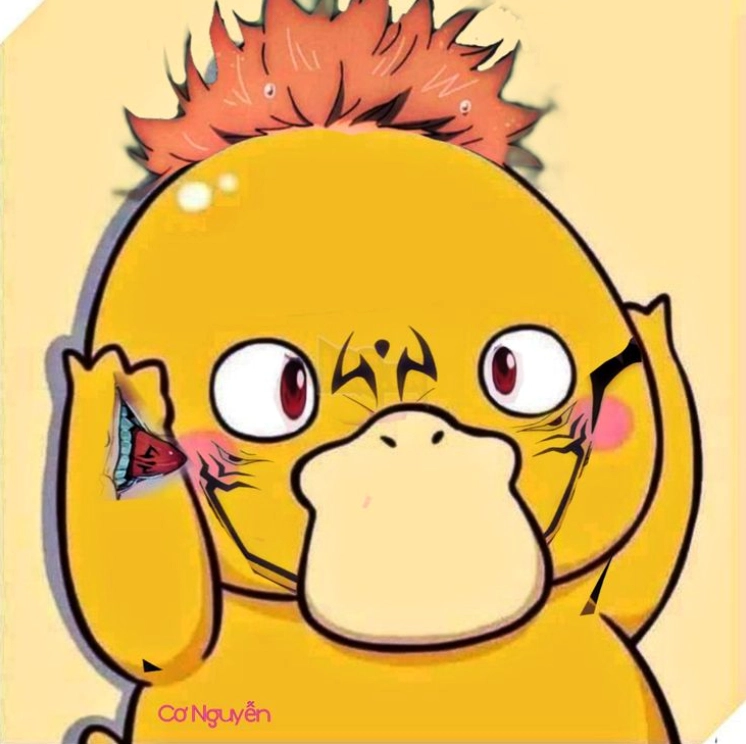 Ảnh chế vịt vàng anime wibu