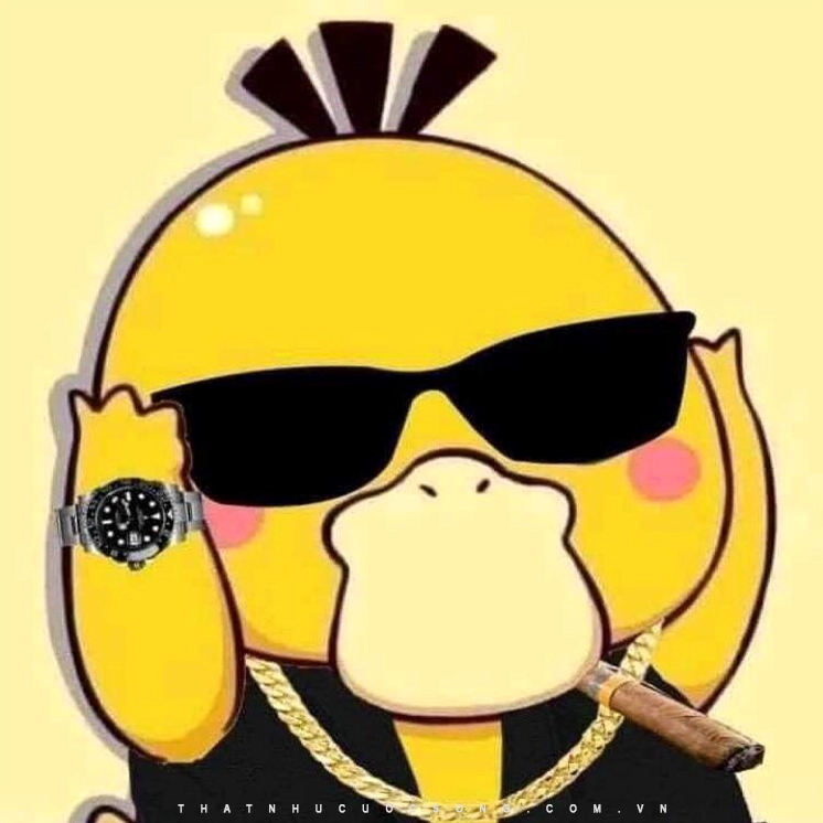 Ảnh chế vịt vàng cool ngầu lạnh lùng