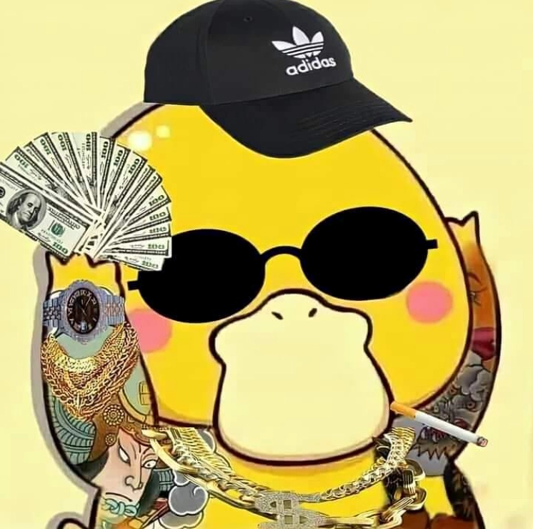 Ảnh chế vịt vàng dân chơi đeo kính