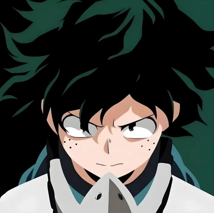 Ảnh dark deku ngầu lòi trong trang phục tối màu
