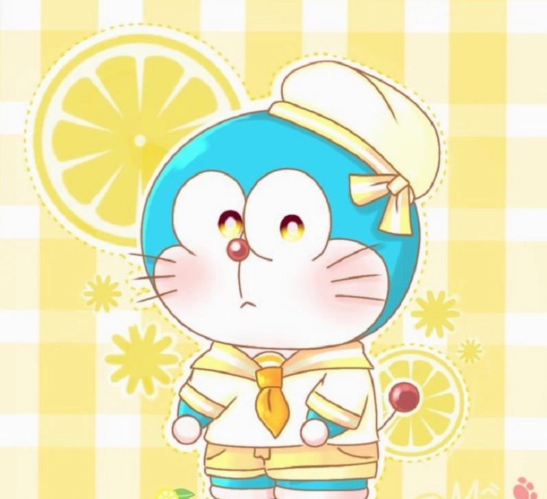 Ảnh doremon cute biểu cảm ngạc nhiên vô cùng hài hước
