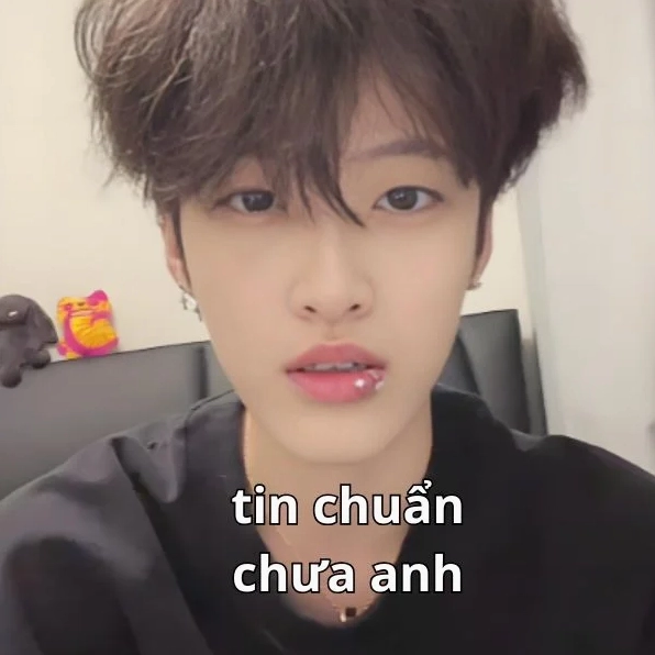 ảnh em bé meme hỏi tin chuẩn chưa anh