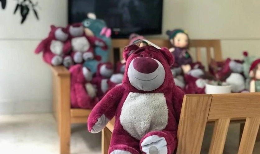 Ảnh gấu dâu Lotso cute ngoài đời thực siêu nét