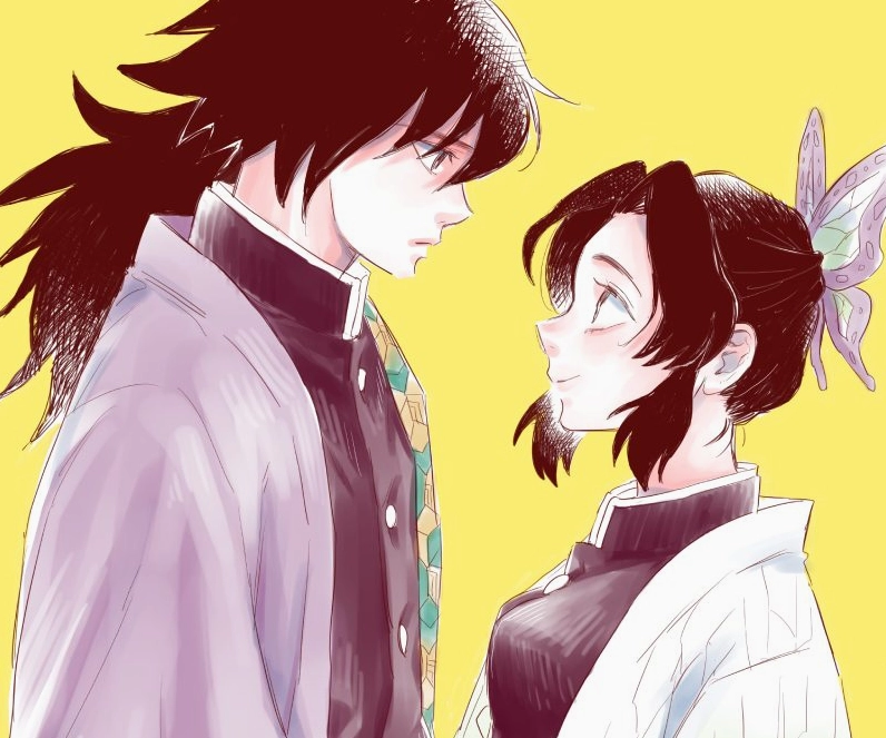 Ảnh Giyuu và Shinobu đáng yêu