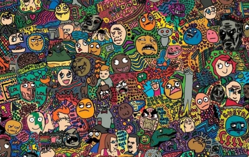 ảnh hình nền meme 3D cực bựa