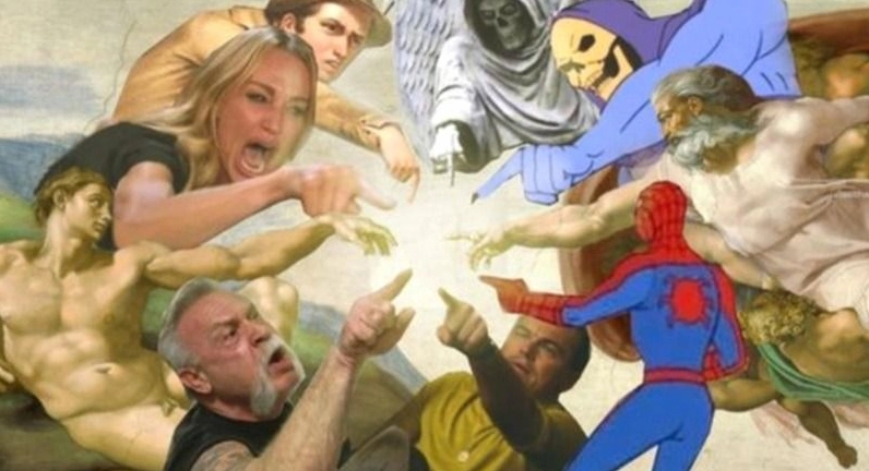 ảnh hình nền meme 3d tấu hài