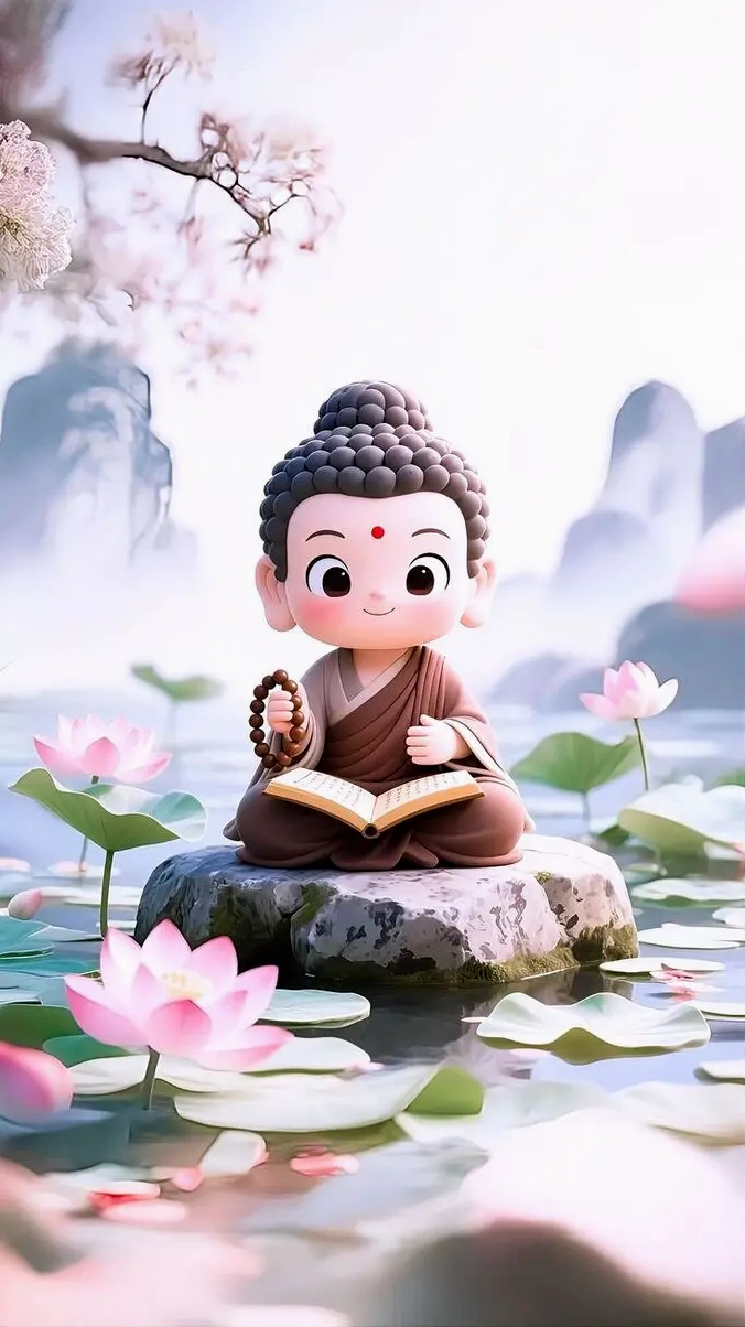 Ảnh màn hình hoa sen rực rỡ tỏa sáng xua tan đi màn đêm tăm tối