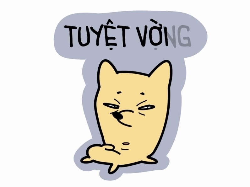 ảnh meme dễ thương tuyệt vời và tuyệt vọng