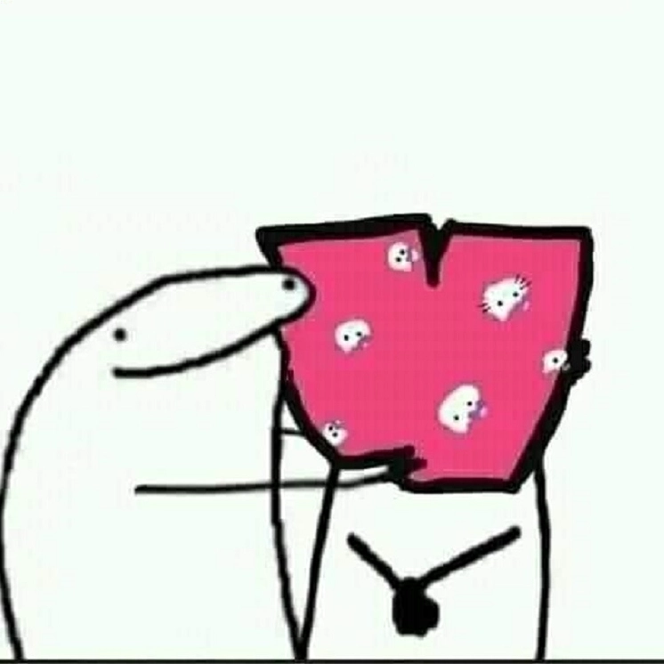 Ảnh meme đội quần ngộ nghĩnh thể hiện sự xấu hổ tột độ