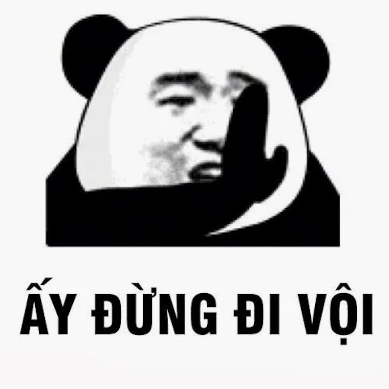 ảnh meme gấu trúc gõ chảo đòi ăn