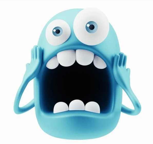 ảnh meme ôi sợ quá khóc thét