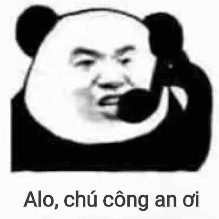 ảnh meme trung quốc alo chú công an ơi