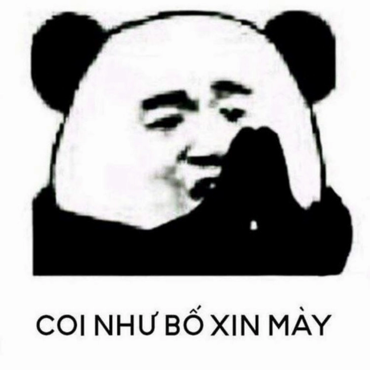 ảnh meme trung quốc coi như bố xin mày